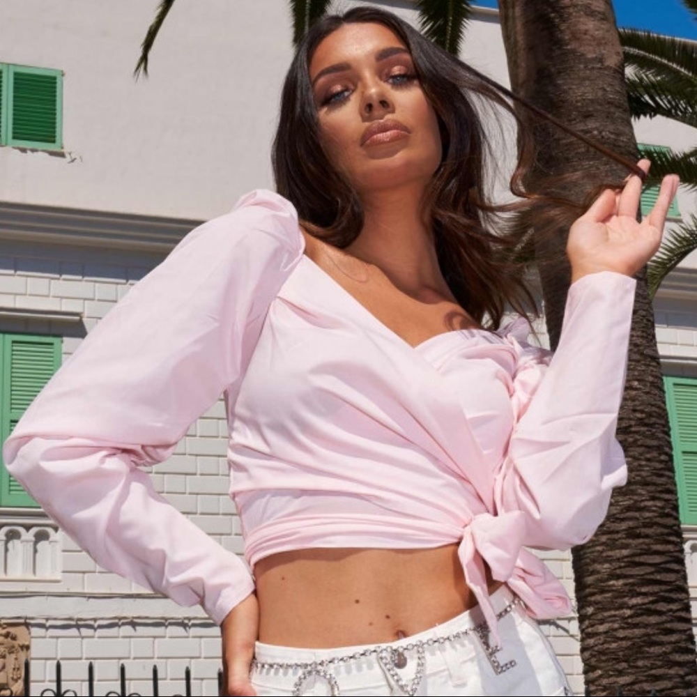 Missy Empire wrap top